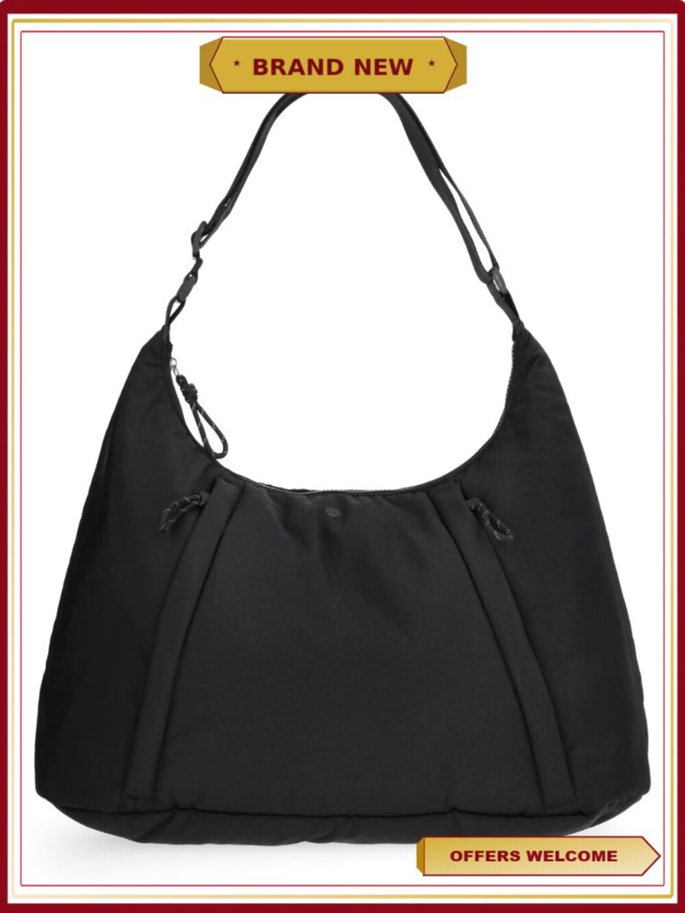 Avia Women's Hobo Handbag with Dual Zip Front Pocket